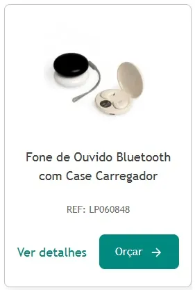 Fone de ouvido bluetooth com case carregador como exemplo de brindes modernos e personalizados