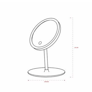 LPR Promocional - Brinde Espelho de Mesa Personalizado