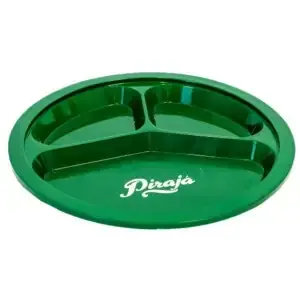 Petisqueira personalizada para copa verde com logotipo da marca impressa ideal para brindes corporativos
